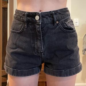 Pacsun black demin “mom shorts”